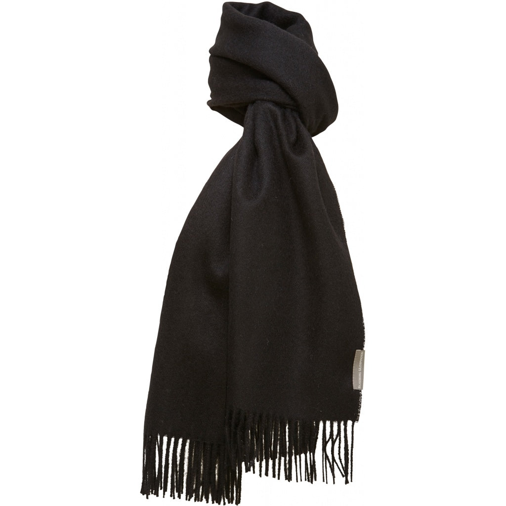 Halstuch Lima. Meine Damen und Herren. 100 % Baby-Alpakawolle. Schwarz. Wollspinnerei Silkeborg