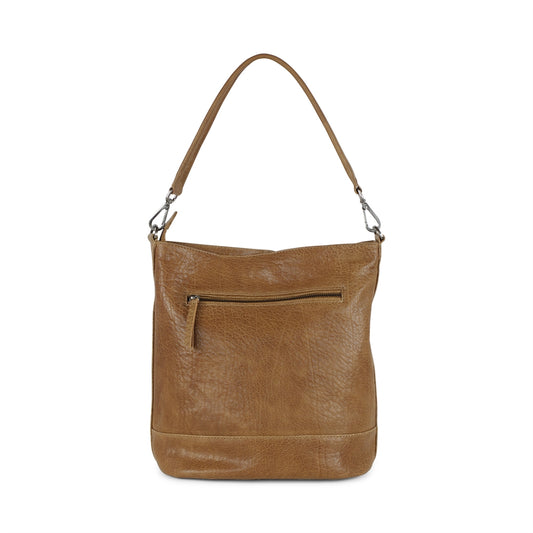 Ulrika lædertaske. Brun cognac. Markberg