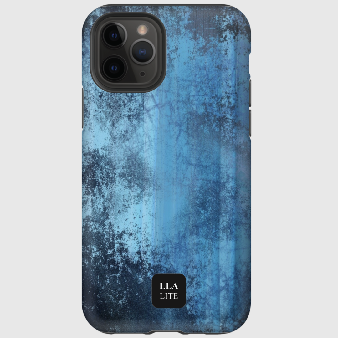 Mobilcover blue antique