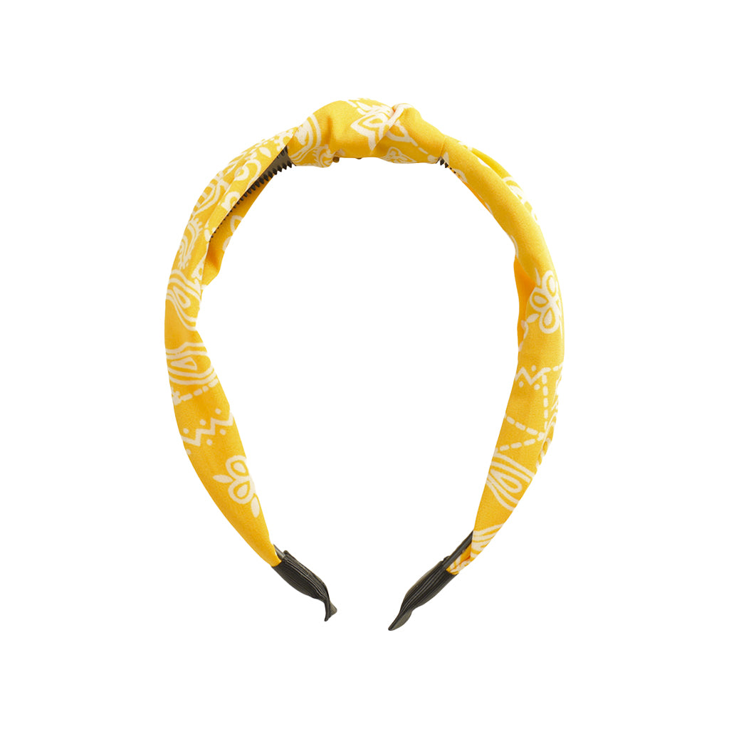 Haarspange mit Bandana-Prints. Gelb. CPH aktualisieren
