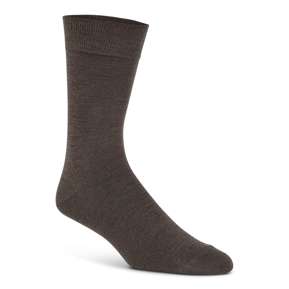 Herrensocken Double Soft Knöchelsocken. Erdbraun. Der KT-Strumpf
