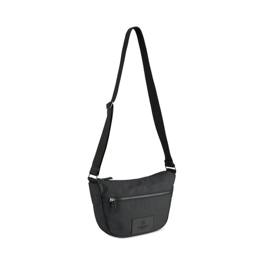 CasieMBG Large Crossbody. Unisex. Sort. Recycled polyester. Markberg