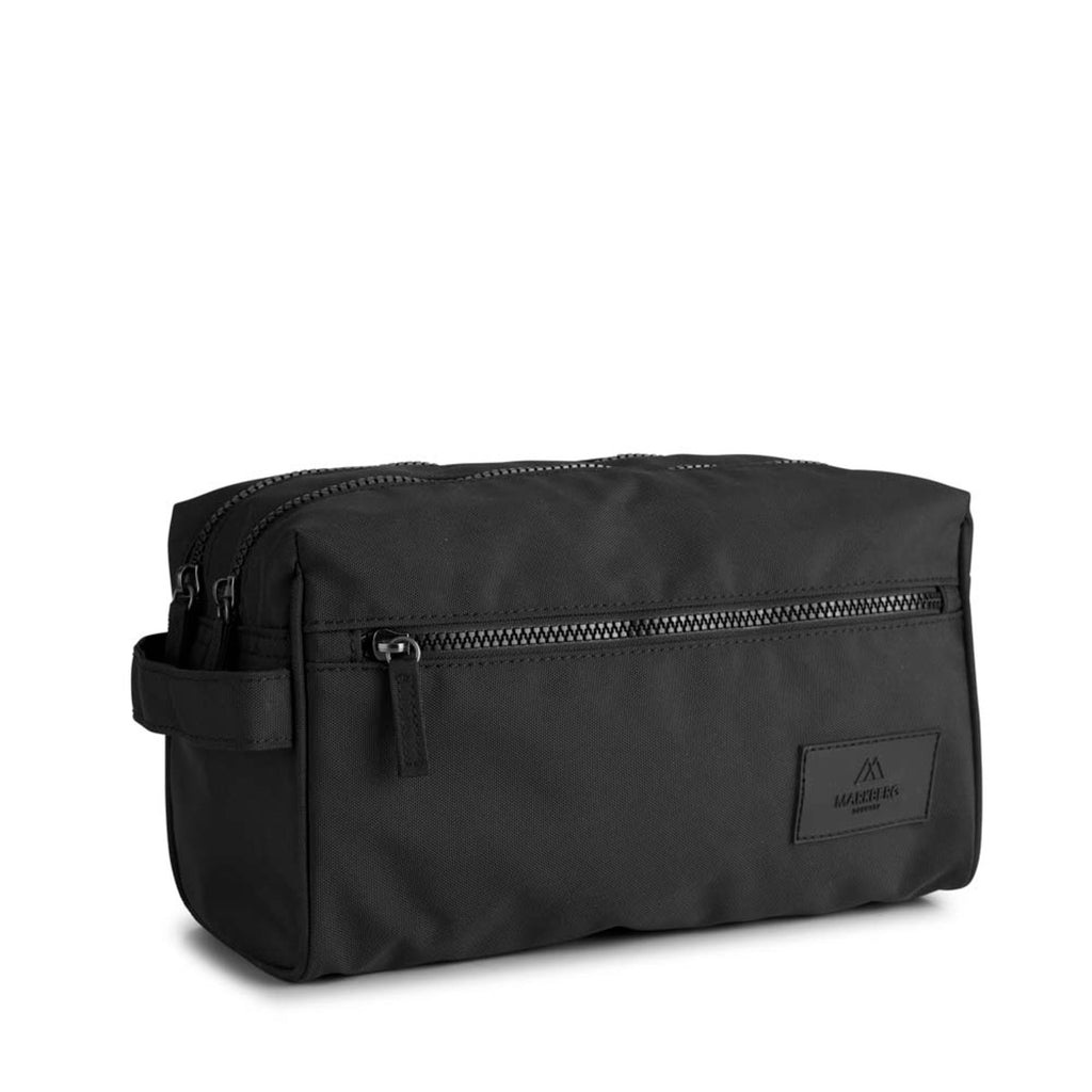 Josephine MBG Grande trousse de toilette en 100 % polyester recyclé pour elle et lui. Noir. Markberg