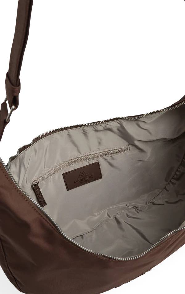 LigaMBG crossbody Tasker. Brun. Recycled polyester. Markberg