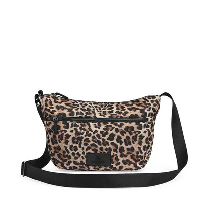 MonoMBG Crossbody bag. Leopard print. Recycled polyester. Markberg