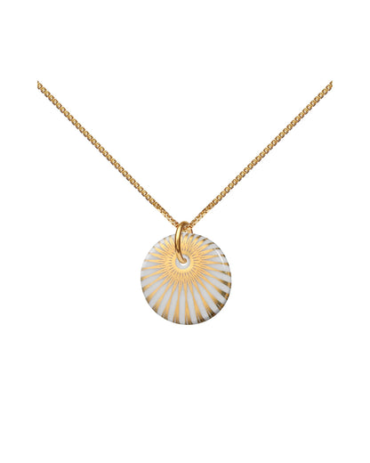 Splash halskæde. Golden Glow. Forgyldt sterling sølv. Scherning København