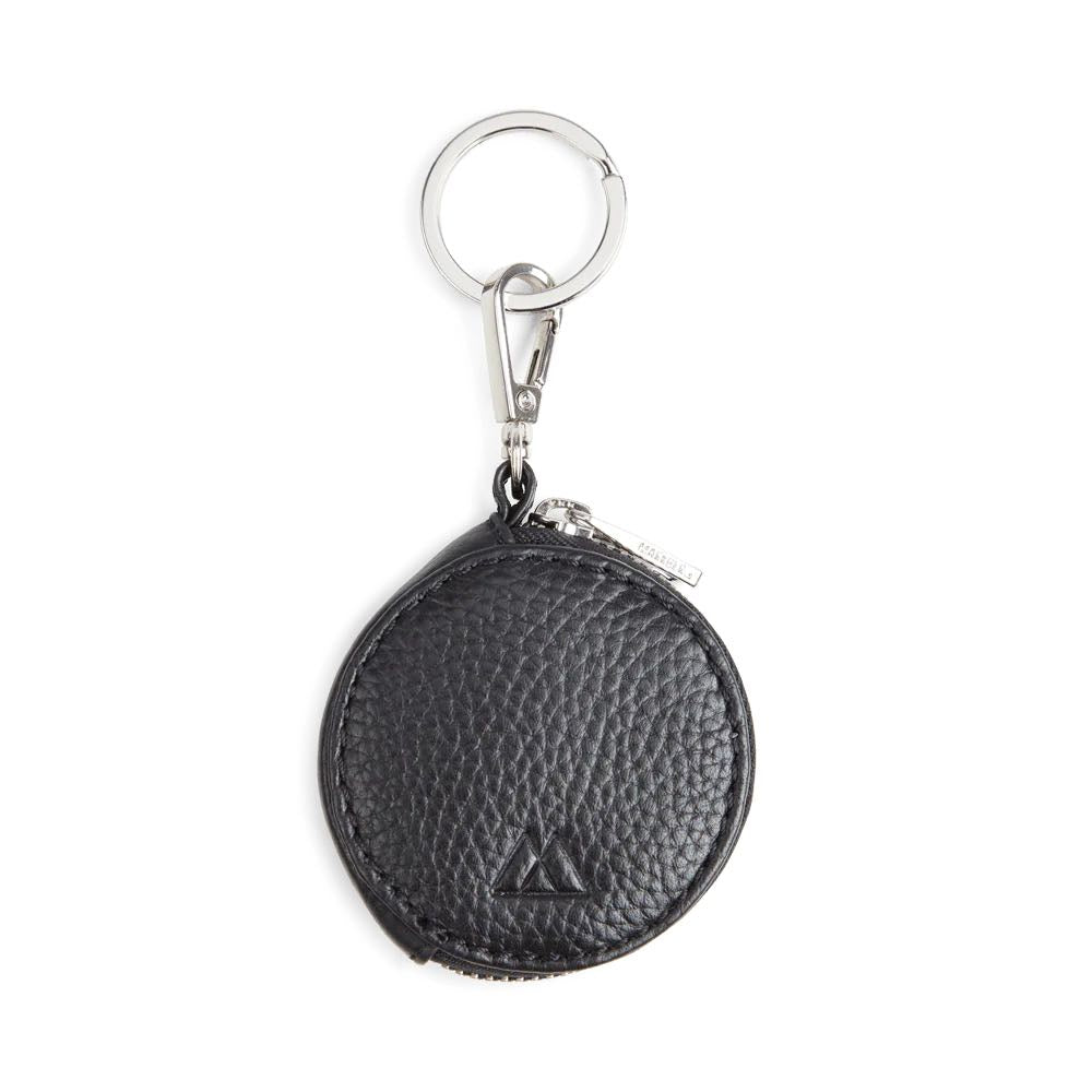 VernaMBG nøglering. Grain sort. Unisex. Læder. Markberg