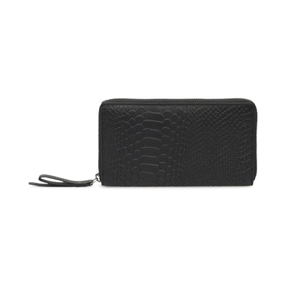Pung GrithMGB wallet. Snake strukture. Læder. Sort. Markberg