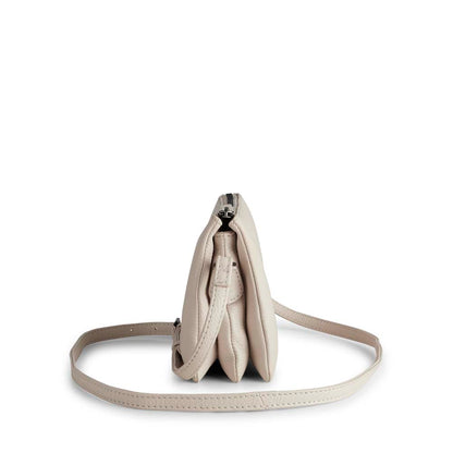 VeraMBG  Crossbody taske. White Sand. Læder grain. Markberg