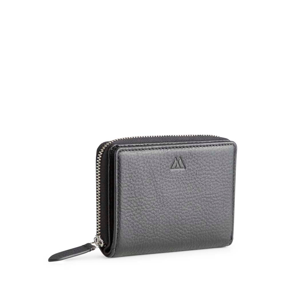 Pung KaiaMBG Wallet. Læder grain. Sort. Markberg