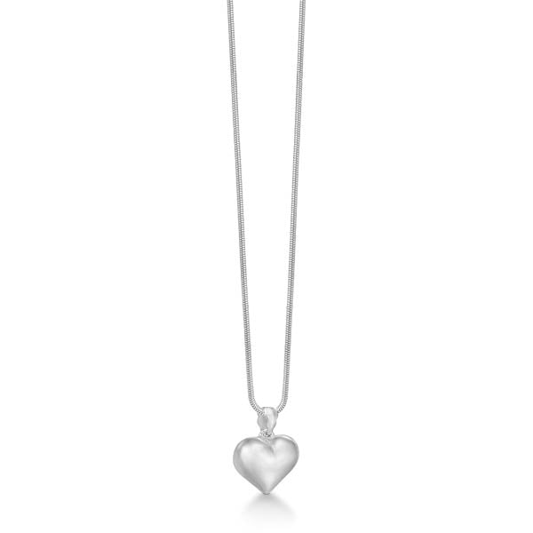 Sølv halskæde med lille hjerte vedhæng. Sterling sølv. RS of Scandinavia