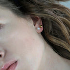 Joy Waterproof 3 earring set. 18K gold plating. Danish Copenhagen