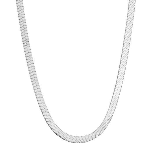 Joy Waterproof Snake Necklace. 4 mm. Sølv plating. Dansk Copenhagen