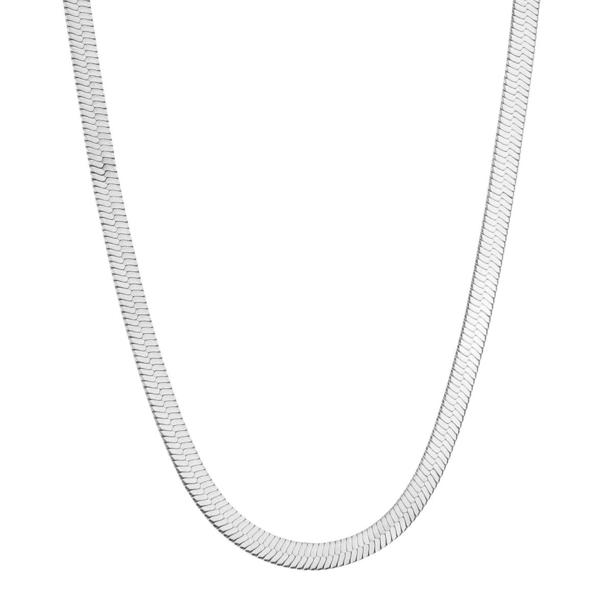 Joy Waterproof Snake Necklace. 4 mm. necklace. Silver plating. Danish Copenhagen