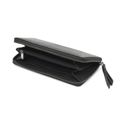 Pung GrithMGB wallet. Snake strukture. Læder. Sort. Markberg